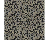#ZSE Serwetki papierowe Wallpaper Ornament Black&Gold, 33 x 33 cm, 20 szt.