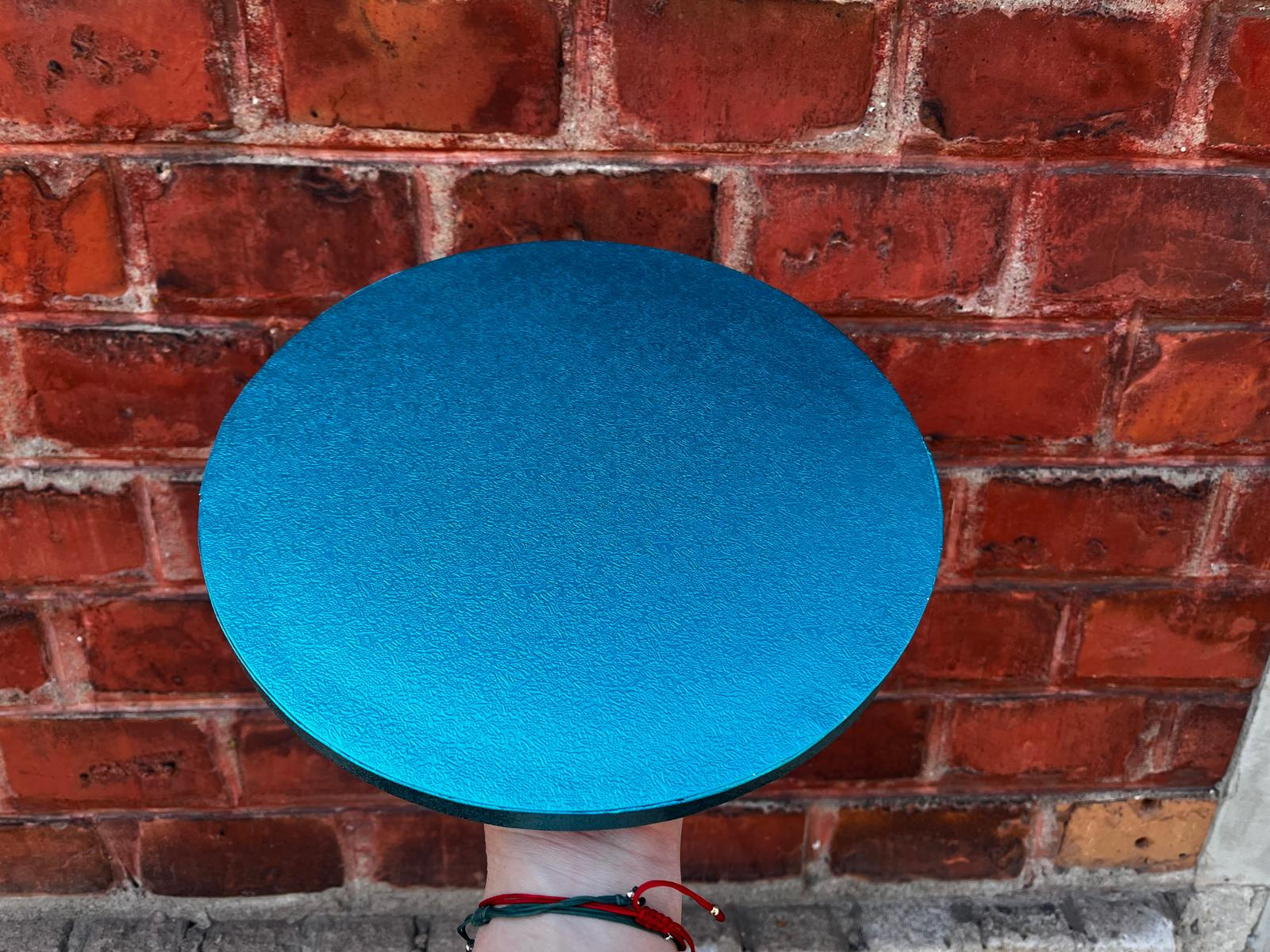 Podkład pod tort niebieski 36 cm detal powierzchni