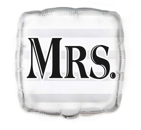 #BFK Balon foliowy UQ 18" SQR "Mrs." KK