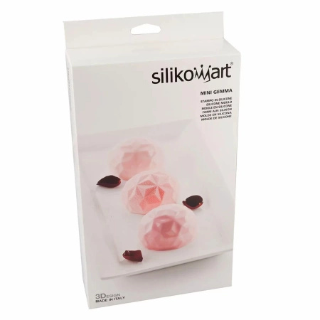 Forma silikonowa diament MINI GEMMA 68x42 mm 6 gniazd Silikomart