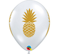 #BL Balon QL 11" z nadr. "Pineapple", crystal transparent / 25 szt. KK