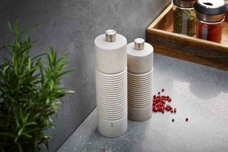 Młynek do soli i pieprzu TEDORO 14cm biały