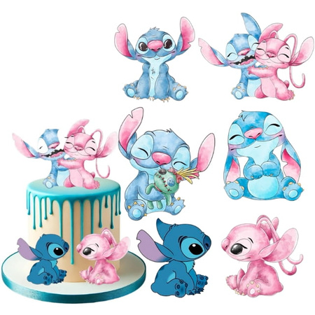 Opłatek na tort LILO & STICH WZ. III
