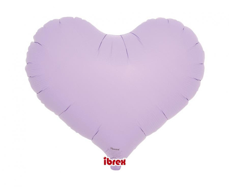 #BFK Balon Ibrex Hel, serce Jelly 14", Pastel Lavender, 5 szt.