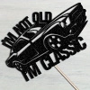 Topper na tort HAPPY BIRTHDAY AUTO I'M NOT OLD, I'M CLASSIC