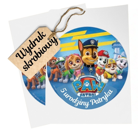 Opłatek na tort PSI PATROL PAW PATROL