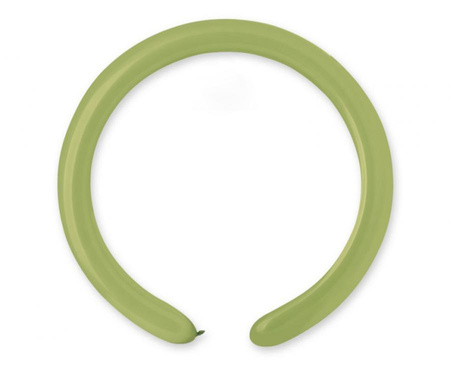 #BL Balony D4 - Rurki włoskie zielone oliwkowe 98/ 100 szt.