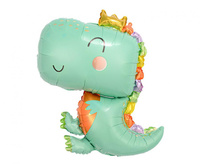 #BFK Balon foliowy Dino niebieski, 47x64cm