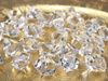 Diamentowe konfetti, złoty, 12mm (1 op. / 100 szt.)