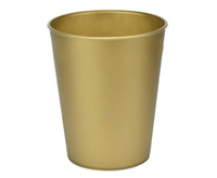 #ZKU Kubeczki wielokrotnego użytku, złote, GOLD DECORATA PARTY, 4 szt.