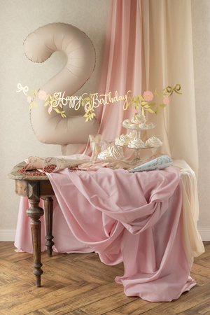 Balon foliowy Cyfra ''1'', 72cm, fiolet