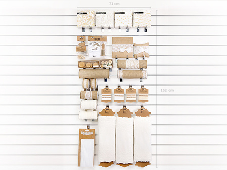 Rozety dekoracyjne, żółty, 20-30cm (1 op. / 3 szt.)