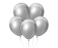 #BL Balony Beauty&Charm, platynowe srebrne 18 cali/ 5 szt.