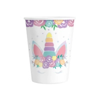 Kubek Jednorożec 220 ml 6 szt. Party Pal