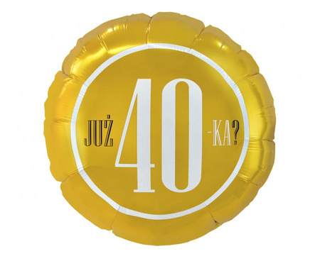 #BFK Balon foliowy Już 40-ka?, 18 cali KK