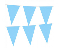 #DEGI Girlanda Flagi, Baby Blue (30x20 cm), 10 m