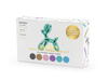 Balony Rainbow 23cm metalizowane, srebrny (1 op. / 100 szt.)
