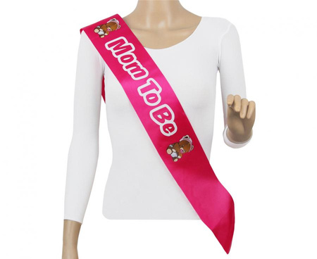 #STAI Szarfa "Mom to be", różowa