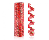 #DEI Serpentyna holograficzna czerwona - 4 m/ 1 szt.