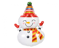 #BFK Balon foliowy Bałwanek, 81x46cm