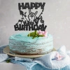 Papierowy topper na tort Happy Birthday MUZYKA ROCK GITARA