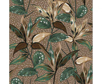 #ZSE Serwetki pap. Botanical Plants on Brown Background, 33x33 cm, 20 szt.