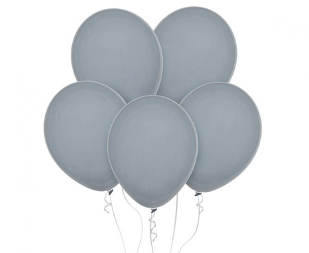 #BL Balony Decomex 11", pastel Grey, 100 szt.