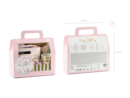 Kubeczki Kropki, biały, 260ml (1 op. / 6 szt.)