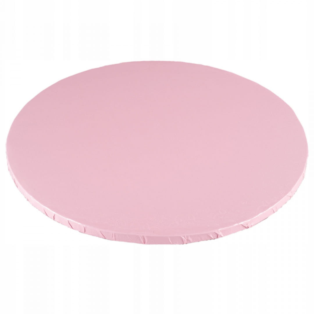 Podkład pod tort różowy pastelowy śr. 25 cm Julita