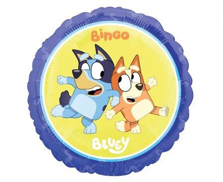 #BFK Balon foliowy Bluey S60, zapakowany