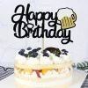 Papierowy topper na tort HAPPY BIRTHDAY KUFEL PIWA