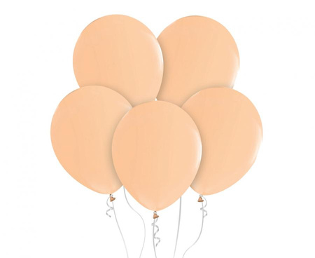 #BL Balony Beauty&Charm, makaronowe, łososiowe 18" / 5 szt.