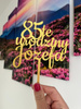 Topper na tort personalizowany Cyfra + urodziny + imię WZ. II