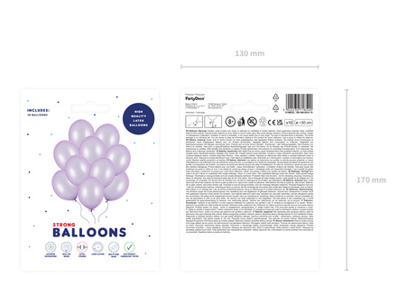 Balony Strong 27cm, Pastel Grey (1 op. / 10 szt.)