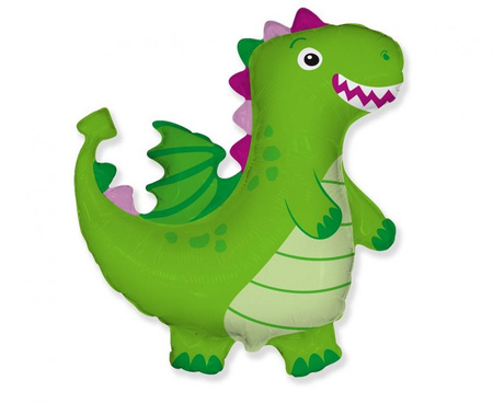 #BFK Balon foliowy 24" FX - Smok zielony, niepakowany