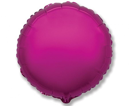 #BFK Balon foliowy 18" FX - Okrągły (purpurowy), niepakowany