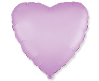 #BFK Balon foliowy 18" FX - Serce (satynowy pastel liliowy), niepakowany