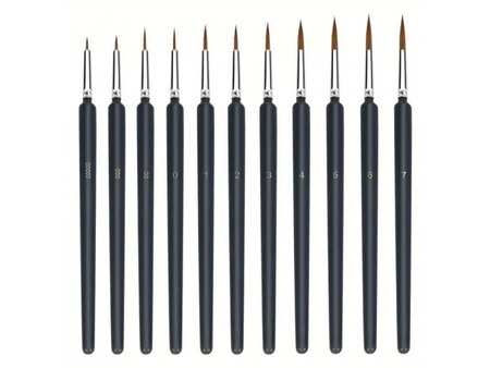 Pędzle do precyzyjnego dekorowania 11 szt.