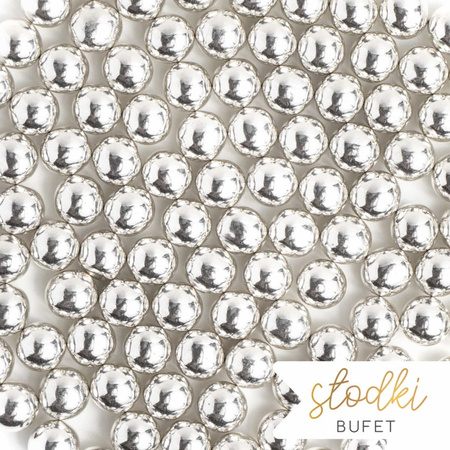 Posypka dekoracyjna Silver Chocoballs 90g Słodki Bufet