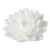 Dekoracja waflowa na tort DALIA BIAŁA śr. 12,5 cm kwiaty na tort Rose Decor