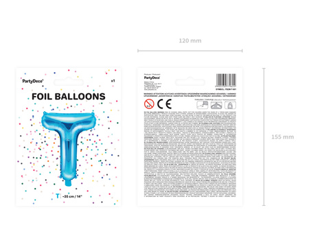 Balon foliowy Kula, 40cm, złoty