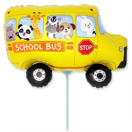 #BFK Balon foliowy 14" FX - School Bus, niepakowany
