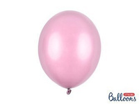 Balony lateksowe strong 30 cm metaliczny RÓŻOWY 10 szt.
