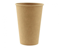 #ZKU_GD Kubeczki papierowe GoG Kraft, duże, 375 ml, 6 szt. KK