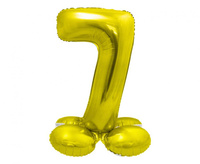 #BFC27 Balon foliowy Smart, Cyfra stojąca 7, złota, 72 cm KK