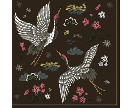 #ZSE Serwetki papierowe Embridered Cranes, 33 x 33 cm,  20 szt.