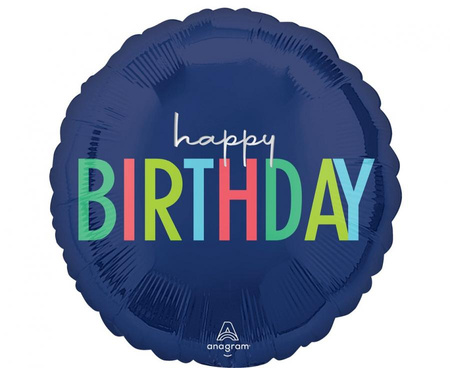 #BFK Balon foliowy 18" SHP -  Modern Birthday