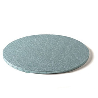 Podkład pod tort gruby błękitny FROZEN śr. 40 cm Decora
