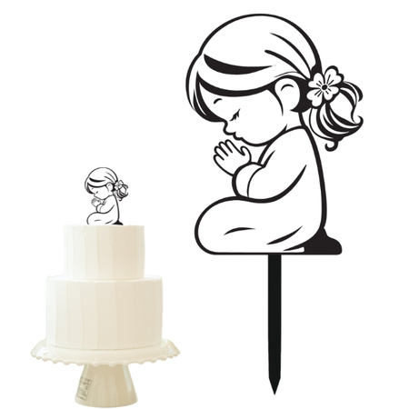Topper na tort KOMUNIA ŚWIETA WZ.T
