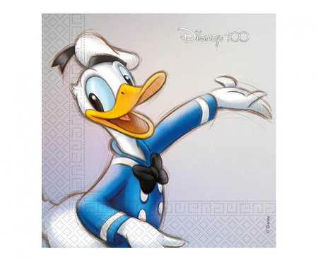 #ZSE Serwetki papierowe Disney 100 - Donald, 33x33 cm, 20 szt. KK